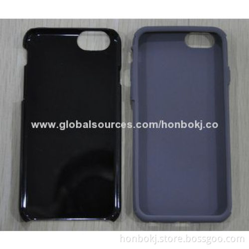 Case for iPhone 6, Made of PC+Silicone, Two-piece Design